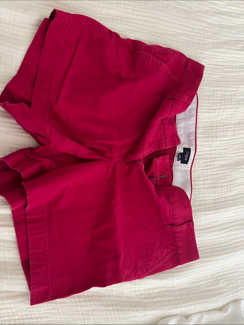 J. Crew Bright Fuchsia Chino Shorts